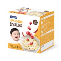 베베쿡 실온 이유식 (중기 후기 완료기), 1개, 한우사과죽