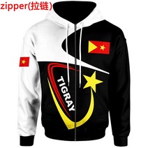 Tessffel Fashion 사용자 정의 이름 아프리카 에티오피아 Tigray 플래그 레트로 운동복 3DPrint 남성/여성 캐주얼 풀오버 후드 21