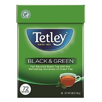 Tetley 블랙 & 그린 티백 72개입 (포장은 다를 수 있음)