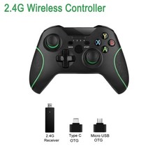 XBOX 360 콘솔게임 xbox one 2.4g 무선 컨트롤러 xbox one pc 조이스틱 지원 x box one 슬림 콘솔 게임 패드용 블루투스 29, 수신기와 함께, 협력사