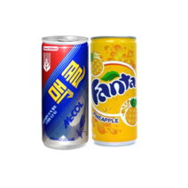 코카콜라 환타 파인250mlx30캔 + 일화 맥콜250mlx30캔 총60캔, 60캔, 250ml