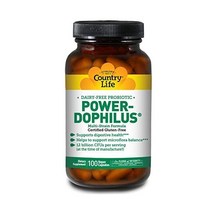 컨트리라이프 프로바이오틱스 120억 CFU 유산균 100캡슐, 100 Count (Pack of 1)