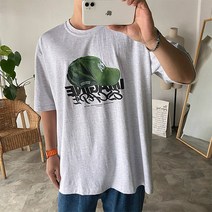 그린캡 전사나염 반팔티 (빅사이즈)