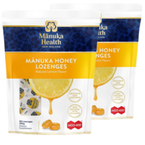 뉴질랜드 마누카 꿀 MGO400+레몬맛 사탕 58정 2팩, 1개, 기본
