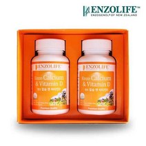 엔조라이프 칼슘 비타민D 세트 1000mg 120캡슐 60일분 2통 240373
