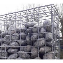 돌철망 돌망태 돌담 벽 담장 울타리 가드닝