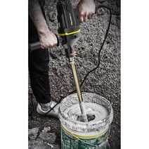 콘크리트믹서기 반죽 배합 믹서드릴 믹서기, 2880W + 더블마운틴폴 + 50cm 연장폴