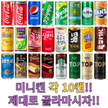 음료수 캔음료 각10캔 골라담기 /탄산음료/과채/과즙/착즙/업소용/소캔/미니캔/콜라, 선택12. 실론티 175ml 10캔