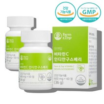 인디안구스베리 약국 코스트코 어린이 유아 청소녀 고등학생 중학생 수험생 20대 노인 어르신 할머니 할아버지 중년 비타민c 비타민씨 영양제, 비타민c 구스베리 60정 x2통