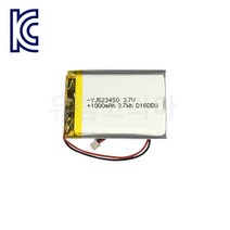 YJ 리튬폴리머배터리 YJ523450 1000mAh KC인증 충전지, 1개