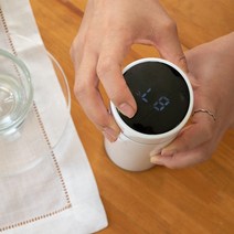 보보룸 보온병 보냉병 분유 온도계 텀블러, (3370) 화이트, 500ml