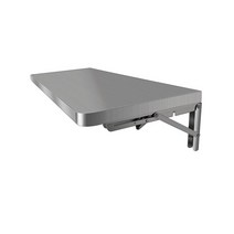 304 스테인레스 스틸 접이식 철제선반 벽설치 선반 80cm 100cm 120cm, 길이100x폭40