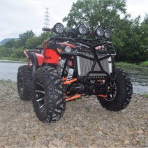 소형 전동 화물 오토바이 4륜 네발 산악 농업용사발이, 4륜 구동 250CC 공랭식 엔진 옐로