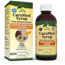테리네츄럴리 큐라 메드 시럽 슈페리어 앱솔션 커큐민 250mg, 240ml, 1개