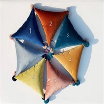 삼각 쿠션 소파 아이 방 등 베개 데코 태슬 거실 인테리어 쿠션, 2번