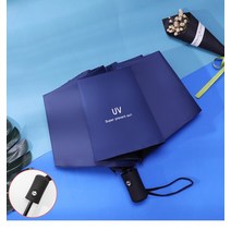 초경량 암막 거꾸로 일본 우양산 햇살과 비오는 우산 남자 세 접는 UV 휴대용 패션 여성 고밀도 바람 방지