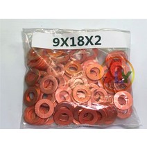 타이어 리페어 킷 지렁이 디젤 커먼 레일 인젝터 구리 씰 와셔 개스킷 링 수리 키트 7x1 5mm 9x18mm, 7x15x3mm_6