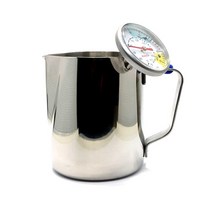 제니스코 밀크저그 온도계형 라운드 1000ml W1000T, 단품