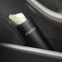 자동차 종이 타월 튜브 티슈 컵 테슬라 모델 3 X S Y P100D SpaceX 자동 실린더 티슈 박스 자동차 액세서리 용 종이 버킷, For P100D+Red