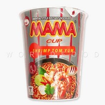 마마 태국라면 컵라면 쉬림 톰얌 플레이버 70g, 1개