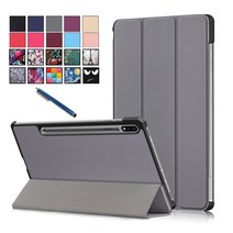 삼성 갤럭시 탭 s8 s7 pl 미국 s7 fe sm-t970 태블릿 가죽 접는 마그네틱 커버 갤럭시 탭 s7 s8 pl 미국 s7 s8 케이스, ㅜㅜ, 없음