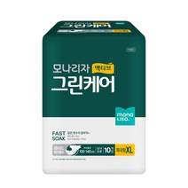 모나리자 액티브 그린케어 매직벨트 성인기저귀 특대형, 10개입, 1개