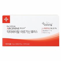 파마제닉 닥터바이탈 아르기닌 플러스 30포, 기본, 1개