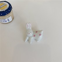수저 받침 곶감 빵 받침대 고양이 토끼 판다 죽순 젓가락, 사쿠라 토끼