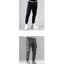 2타입 조거 팬츠 삼계절 조커 바지 허리 밴딩 기모