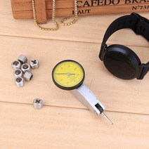 다이얼 게이지0-0.8mm 정밀 방수 다이얼 테스트 레버 표시기 계량기 360 회전 측정 공구, 한개옵션0