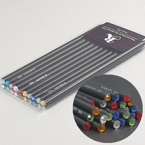 이탈리아산 FRANCESCO RUBINATO crystal 연필 10본 set 유진집 #9299EA, 본상품선택, 본상품선택