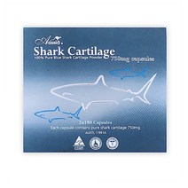 오시아 Aussia Shark Cartilage 호주 상어연골 750mg 180캡슐 2개입, 180정