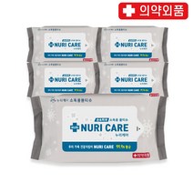 소독용물티슈 누리케어 손소독티슈_에탄올NO! 어린이소독티슈 사용함, 1개, 20매