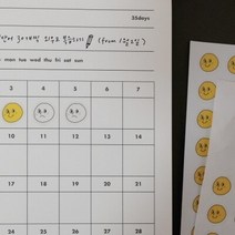 오롤리데이 못난이 emotion 스티커, 스마일 못난이, 옵션선택