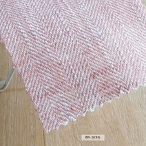 린넨원단 8수 헤링본 원단 선염 55인치, 레드-LC03