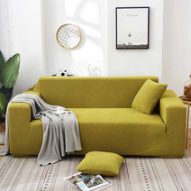 셀프인테리어쇼파커버 심플원단 와플원단 소파커버 쇼파리폼, 와플핏베이지 - 2인용