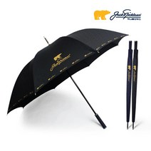 잭니클라우스 방풍우산 75 자동방풍 베어엠보 장우산 골프우산 블랙