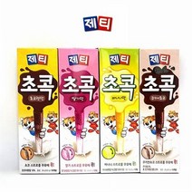 맛있는제티 초콕 10개입 초코렛맛 코코아 딸기맛 바나나맛 쿠키앤초코사무실 대용량 업소용 식당용 간식 소스, 제티 초콕 딸기맛10개입36g