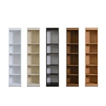 다경 가로40cm 틈새책장 5단책장 틈새장 틈새수납장, 화이트