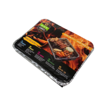 라이튼 일회용 석쇠 숯불 불판 바베큐그릴 양꼬치기계 1인용, 2개(1+1)