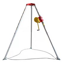 구조용 삼각대 들것 맨홀 윈치 삼각구조대 휴대용, 삼각대 1200lb