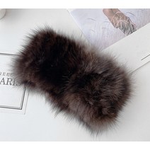 아이노크 짜임 스판 밍크 넥워머