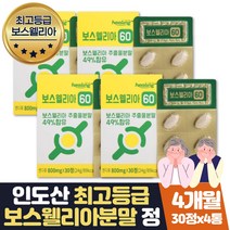 프리미엄 보스웰리아덩어리 추출물 부모님 선물 4달분