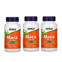 2+1 나우푸드 마카 500mg 베지캡슐 블랙마카 페루마카 100 스테아르산 정품품질보장