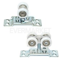 폴딩 접이식 슬라이딩 도어 로라 롤러 부속 104 레일 로라 호차, 4륜 로라, 1개