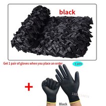 위장 그물 사냥 그물 수영장 해변 전망대 정원 천막 위장 캔버스 그물 7 가지 색상 1.5x1m 3x3m 4x5m, 4mx5m, black camouflage