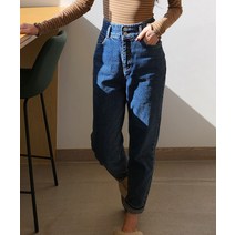 톰보이 기모 데님팬츠