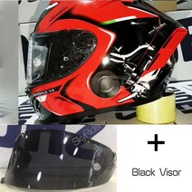 바이크 부품 풀페이스 오토바이 헬멧 X14 화이트 뒤 라이딩 모토크로스 레이싱, 02 A with black visor_03 XL