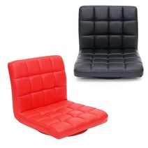 RM디자인 엠보 쿠션 회전 식당 업소 좌식의자, 엠보회전좌식(대)-블랙