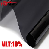 전면썬팅 50CM X 300CM/lot 블랙 10% 블랙 사이드 윈도우 솔라 필름 윈도우 하우스 솔라 다크 블랙 자동차 윈도우 틴트 필름, [01]